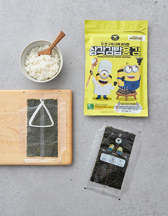 [만전김] 두번 구워 더욱 바삭한 삼각김밥용 김 2종 (택1) - Kurly USA