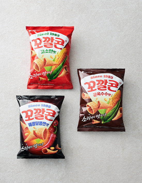 [Lotte] Kkokkalcorn Series 3 types (select 1)