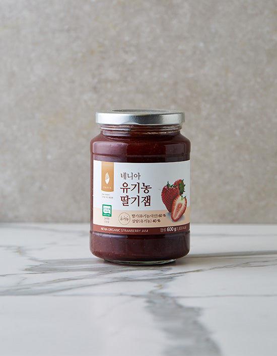 [네니아] 유기농 딸기잼 600g - Kurly USA