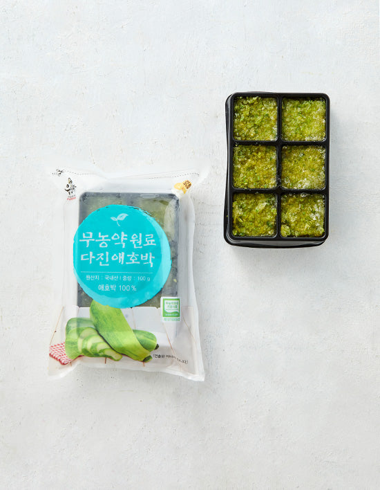 무농약 원료 다진 애호박 100g - Kurly USA