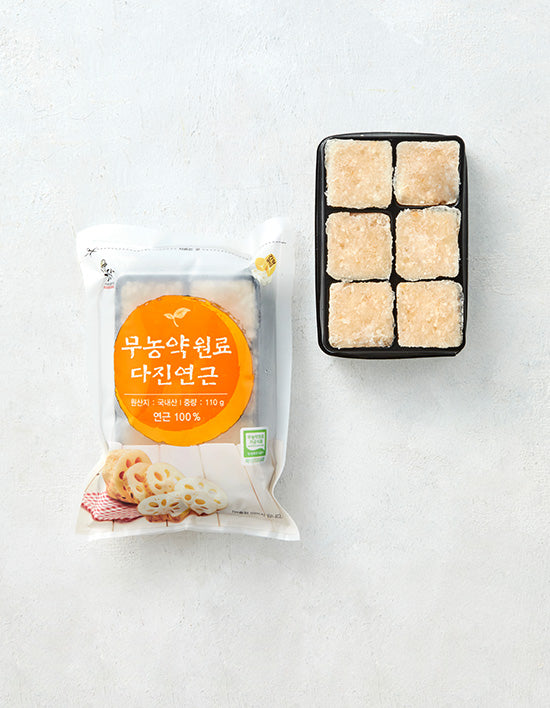 무농약 원료 다진 연근 110g - Kurly USA