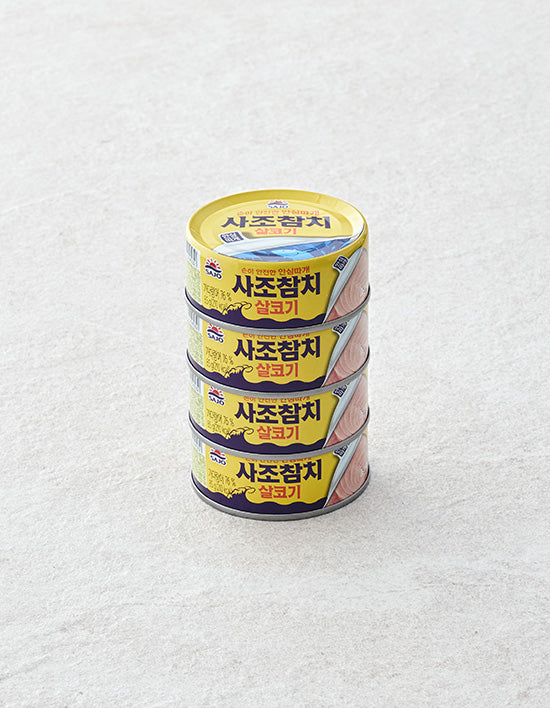 [사조] 살코기참치 85g*4캔 (안심따개)