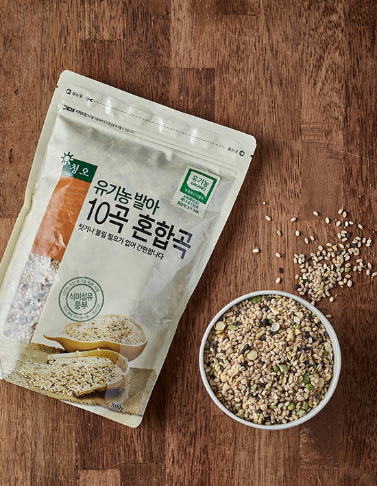 [청오] 유기농 발아 10곡 혼합곡 - Kurly USA