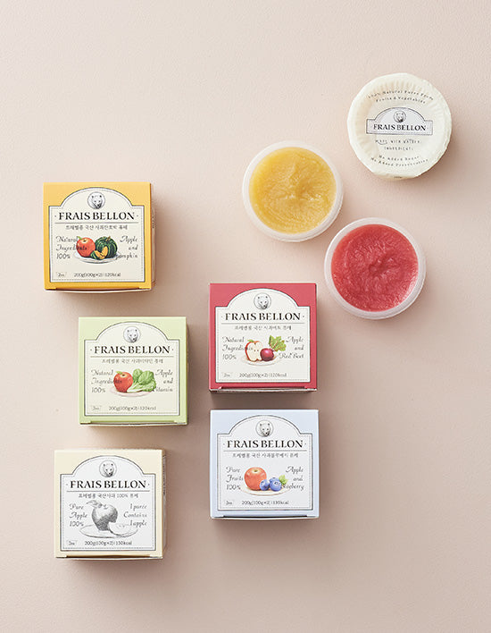 [Prevellong] 9 types of puree made with domestic fruits (choose one ...