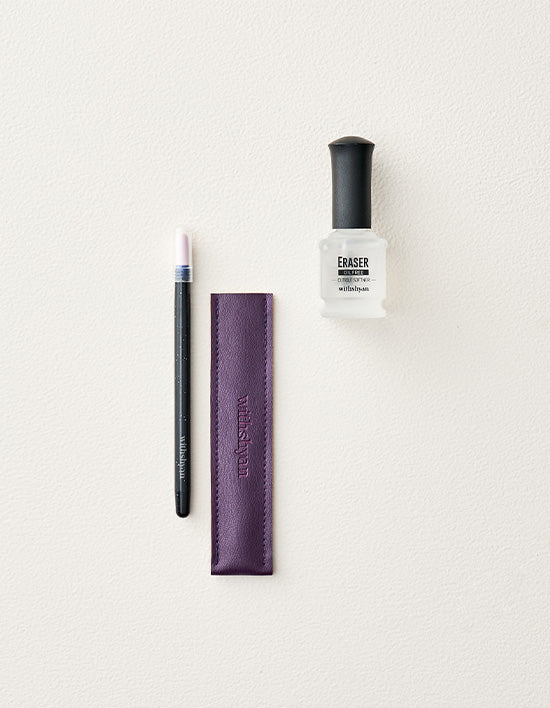 [위드샨] 진짜 네일 케어 세트 (푸셔+이레이져) - Kurly USA