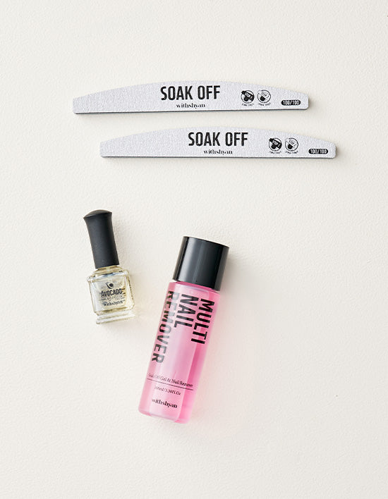 Withshyan Gel Nail Remover Soak-Off Set (리무버) | 젤네일 리무버 쏙오프 세트
