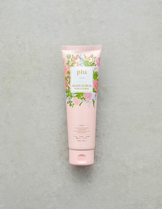 [플루] 바디 스크럽 핑크플로럴 200g - Kurly USA