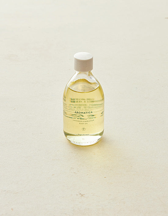 [아로마티카] 서렌 바디오일 라벤더 & 마조람 100ml - Kurly USA