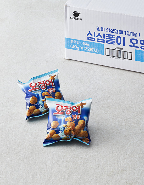 [오리온] 오징어땅콩 미니 박스 (30g x 22개입)