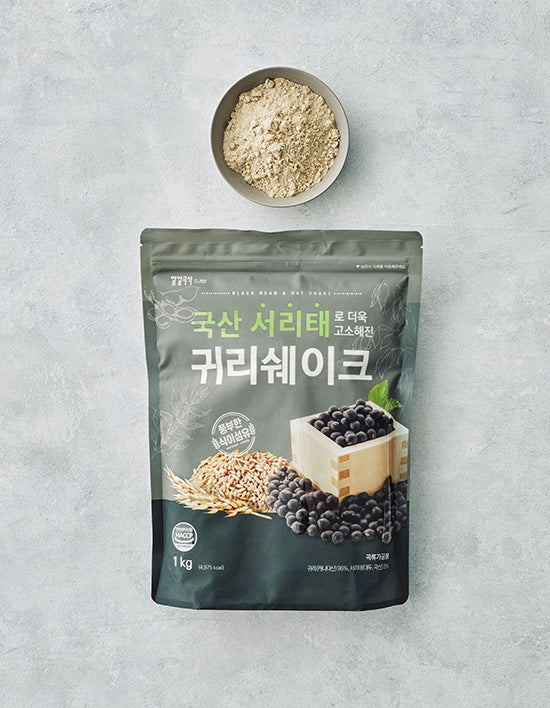 [일일곡식] 국산 서리태로 더욱 고소해진 귀리쉐이크 1kg - Kurly USA