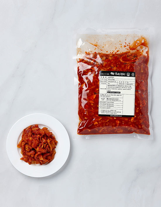 [농협풍산김치] 보쌈무김치 1kg - Kurly USA