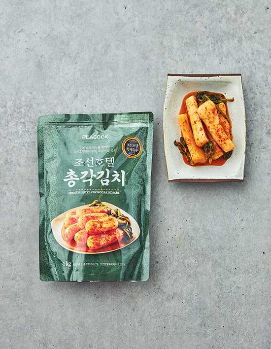 [피코크] 조선호텔 총각김치1kg - Kurly USA