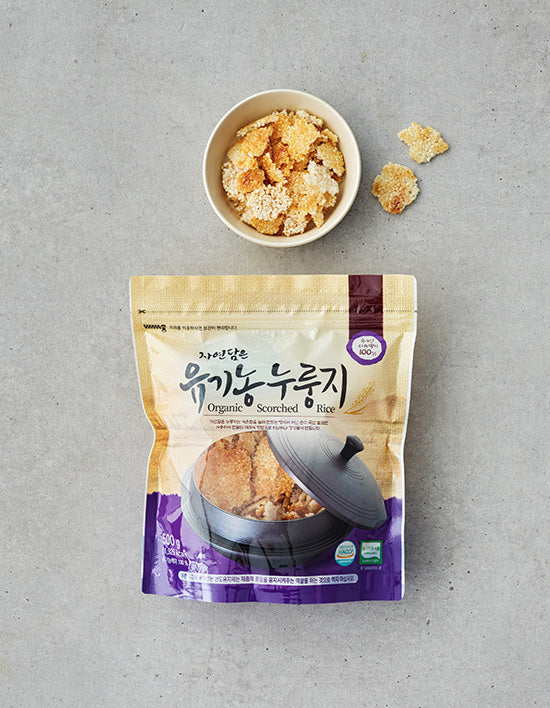 Organic Korean Nurungji, 500g (유기농 누룽지) | 국내산 유기농 누룽지 500g