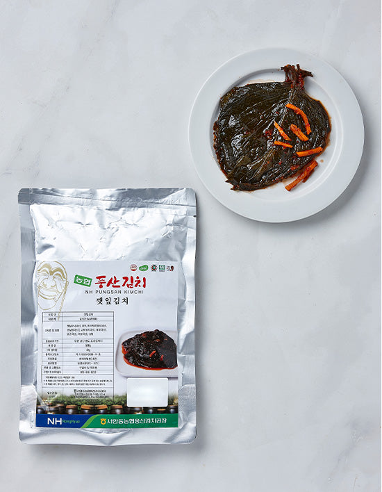 [농협풍산김치] 깻잎김치 500g - Kurly USA