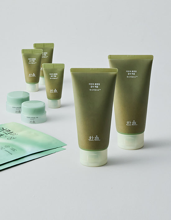 [한율] 어린쑥 클렌징 흡착 팩폼 120ml 듀오 기획세트 (쑥떡팩폼) - Kurly USA