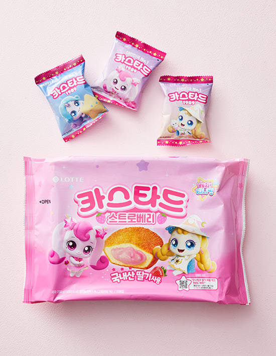 [Lotte] Catch! Teenieping x Custard Strawberry 230g