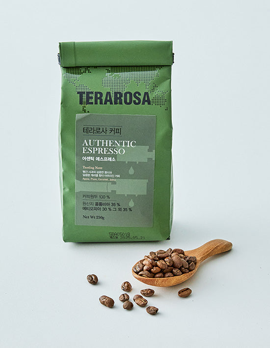 Terarosa] Authentic Espresso Blend Coffee Beans 250g – Kurly USA