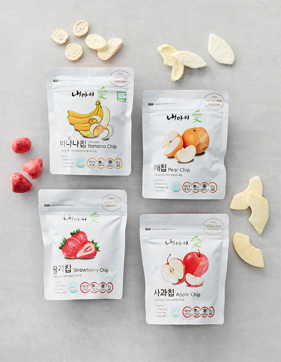[내아이애] 과일칩 4종 (택1) - Kurly USA