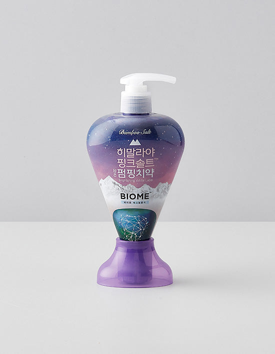 [페리오] 히말라야핑크솔트 바이옴 펌핑치약 285g - Kurly USA