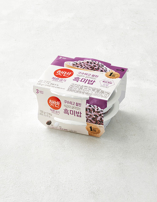 [Hetbahn] Black Rice Small Bowl 130g*3