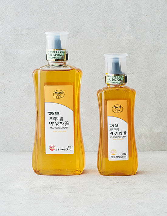 Premium Wildflower Honey, 2 Sizes (야생화꿀) | 프리미엄 야생화꿀 2종 (500g/1kg)