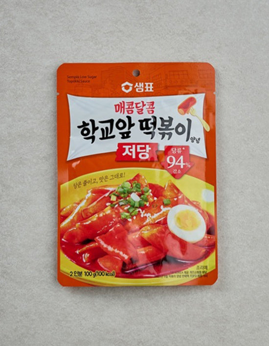 [샘표] 저당 매콤달콤 떡볶이양념 100g