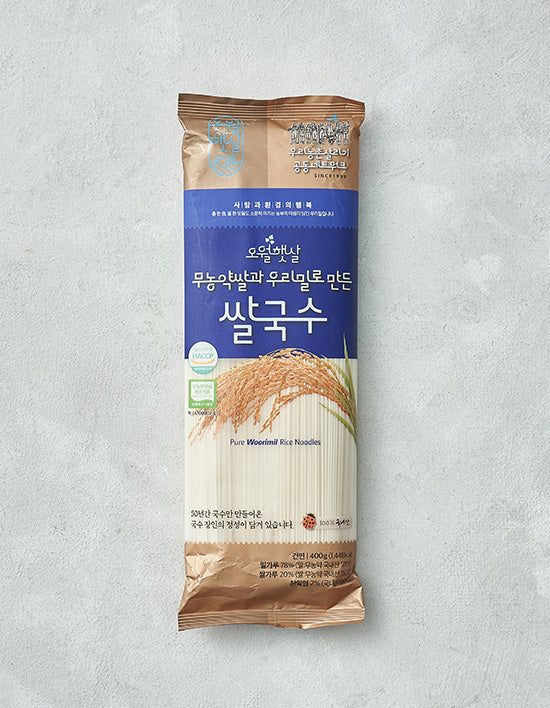 [우리농] 오월햇살 무농약쌀과우리밀로만든쌀국수 - Kurly USA