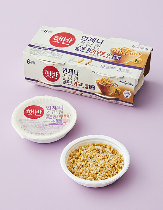 [컬리x햇반] 언제나 건강한 골든퀸카무트밥 150g*6입