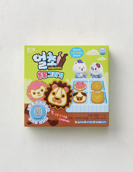 [해태] 얼초 동물그리기 52g