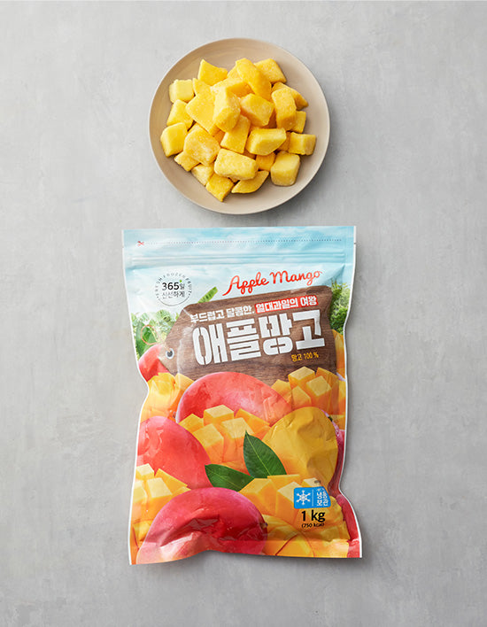 호재준 냉동애플망고(페루) 1kg - Kurly USA