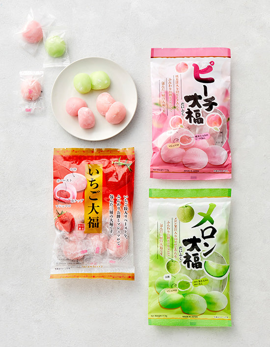 Kubota Fruit Mochi, 3 Types (과일 찹쌀떡) | 과일 찹쌀떡 모찌 3종(택1)