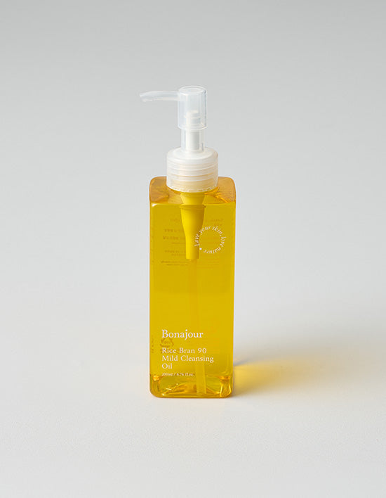 [보나쥬르] 라이스브랜 90 비건 클렌징 오일 200ml - Kurly USA
