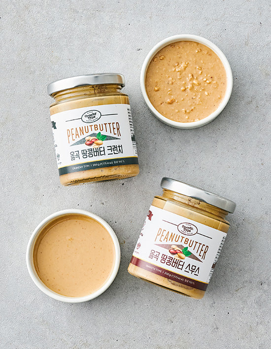 [옳곡] 100% 국내산 땅콩버터 2종 (택1) - Kurly USA