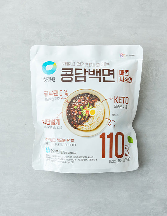 [청정원] 콩담백면 매콤짜장면 2인분 - Kurly USA