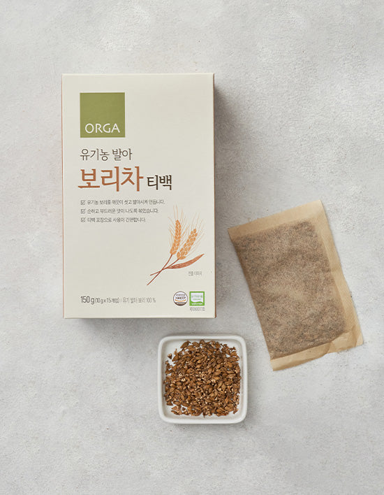 [ORGA] Organic Sprouted Barley Tea 150g (10g X 15 packs)