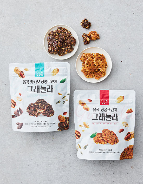 [옳곡] 국산 땅콩으로 만든 그래놀라 2종 (택1)