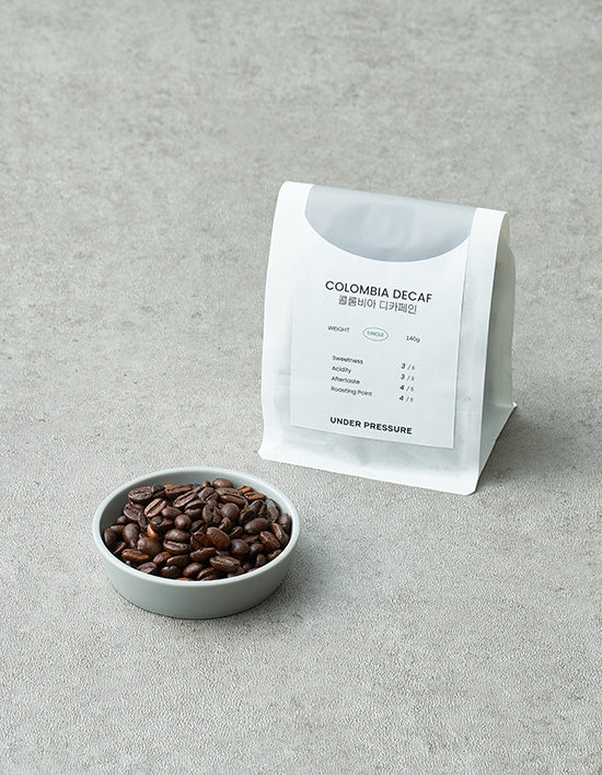 [언더프레셔] 디카페인 원두 (콜롬비아) (140g) - Kurly USA
