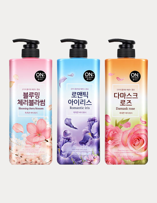 On The Body Flower Body Wash, 3 Types, 900g (바디워시) | 플라워 바디워시 900g 3종 (택1)