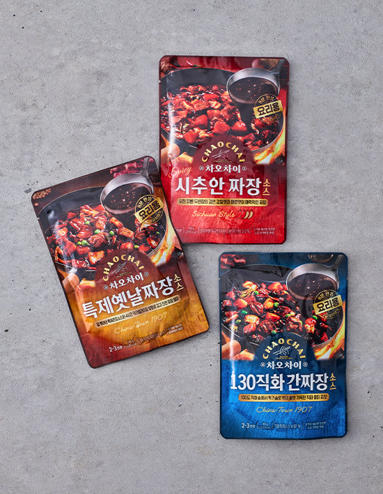 [Chaochai] 3 Types of Cooking Jjajang Sauce (Select 1)