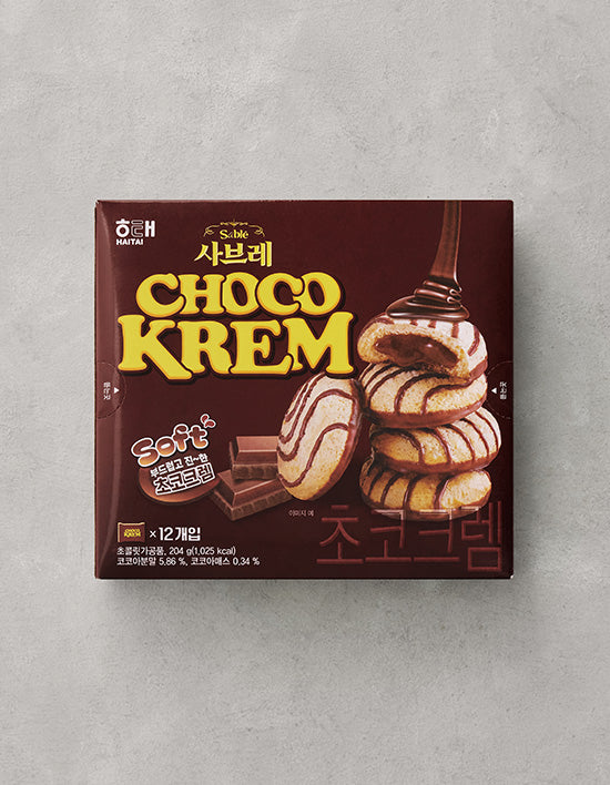 [해태] 사브레 초코크렘 204g - Kurly USA