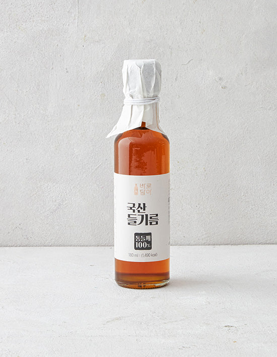 [한생]  바로담아 국산 들기름 180mL