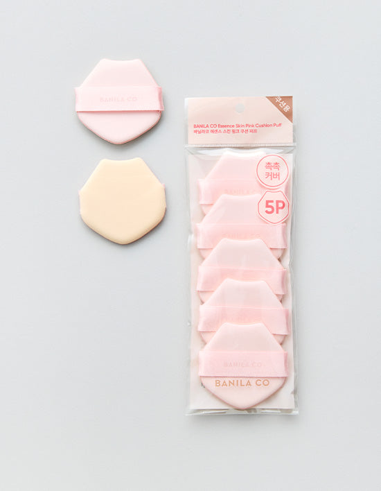 [바닐라코] 에센스 스킨 핑크 쿠션 퍼프 5P - Kurly USA