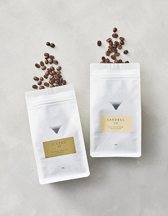 Coffee Hwa Blend Coffee Beans, 2 Types (원두) | 블렌딩 원두 200g 2종 (택1)