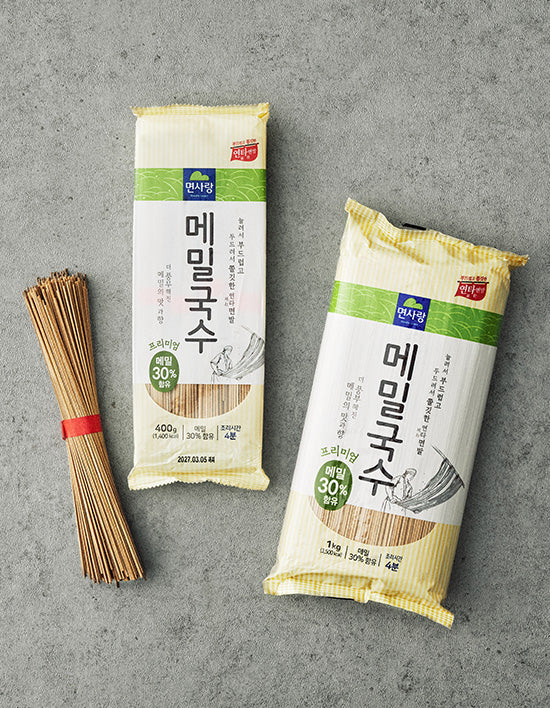[Myun Sarang] Premium Buckwheat Noodles 2 Types
