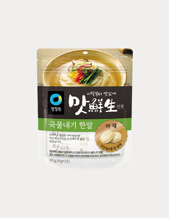 [청정원] 맛선생 야채국물내기한알 60g(4g*15ea)