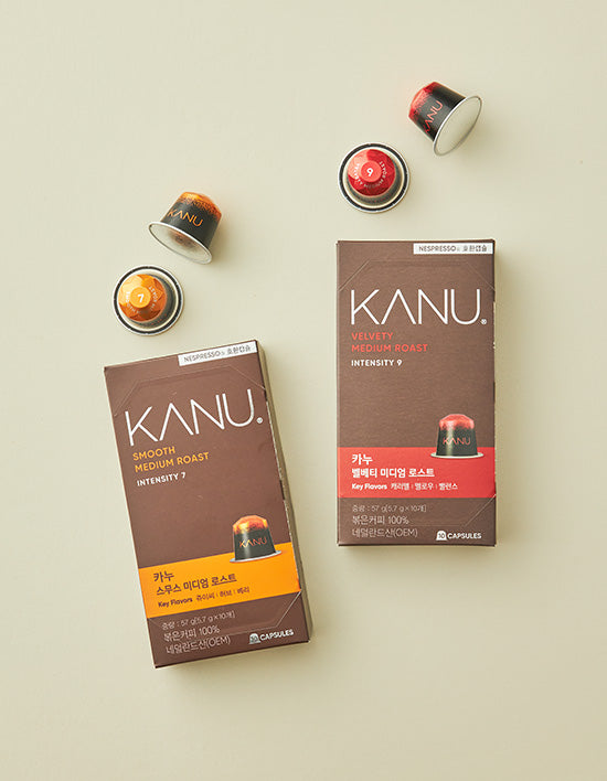 [카누] 캡슐 커피 미디엄 2종 (네스프레소 호환) (택1) - Kurly USA