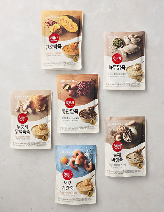 [Hetbahn Juk] Convenient Special Porridge 9 types (Select 1)