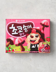 [오리온] 초코송이 딸기 144g - Kurly USA