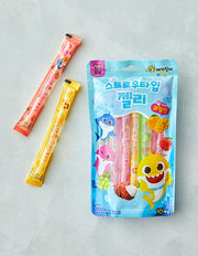 [핑크퐁] 스트로우타입 젤리 200g (20g X 10개입) - Kurly USA