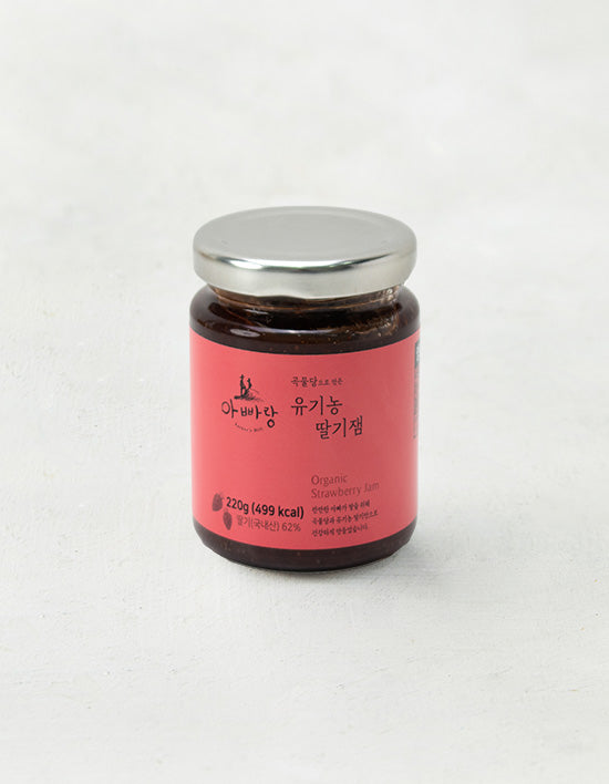 Organic Strawberry Jam for Kids (딸기잼) | 유기농 딸기잼 220g